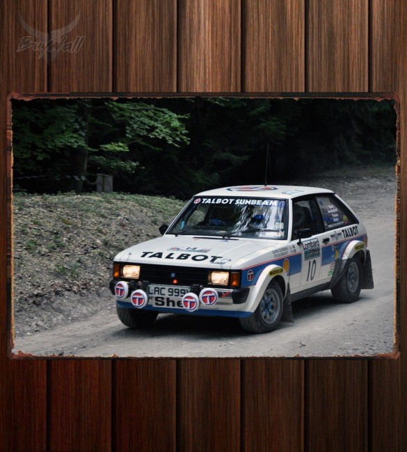 Металлическая табличка Talbot Sunbeam Lotus Металлическая табличка Talbot Sunbeam Lotus